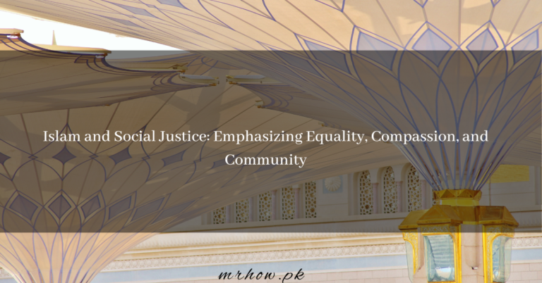 Islam and Social Justice: Emphasizing Equality, Compassion, and Community