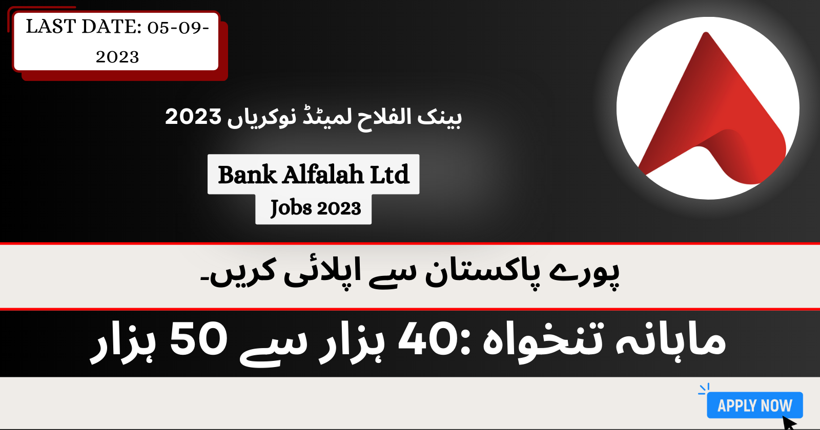 Bank Alfalah Jobs 2023