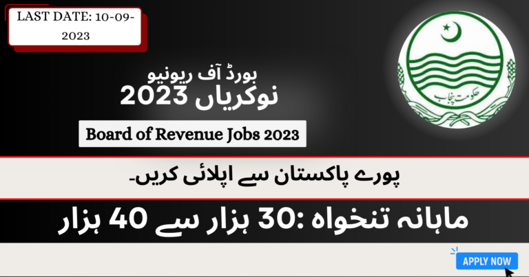 Revenue Department Punjab Jobs