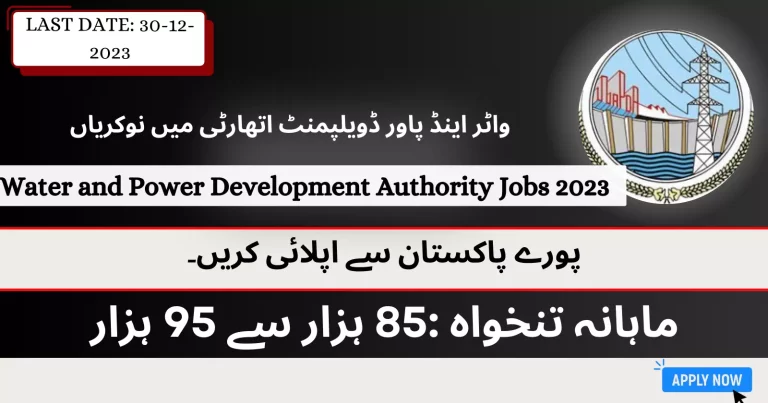 Latest WAPDA Jobs 2023 Advertisement Application Form