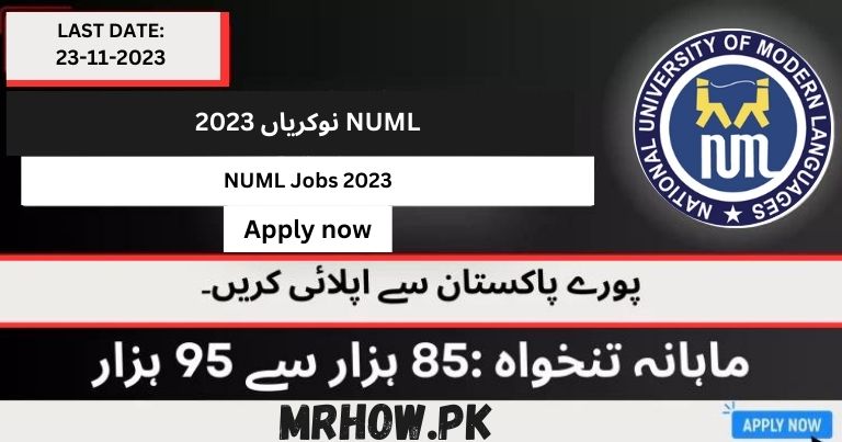 NUML Jobs 2023 – National University of Modern Languages Career | Apply Now