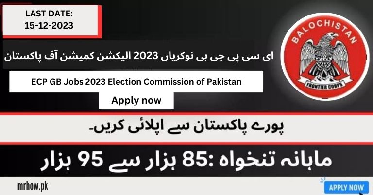 ECP GB Jobs 2023 Election Commission of Pakistan | Apply Now