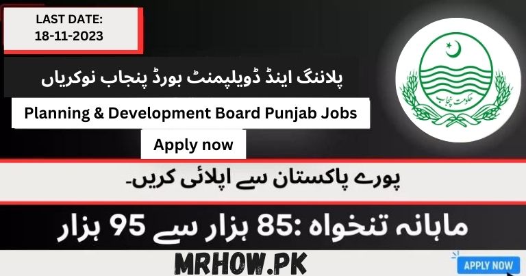 Planning & Development Board Punjab Jobs 2023 | Apply Now